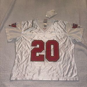 NFL Players White Tampa Bay Buccaneers #20 Barber Jersey Womens Size L